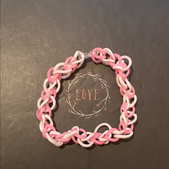 handmade rubber band bracelet - Picture 1 of 1